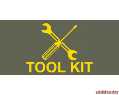 Quadratec Tool Kit Ammo Storage Box Decal Yellow - 13135 0321
